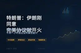 特朗普：伊朗刚同意完美协议就开火