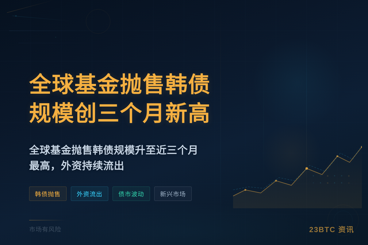 全球基金抛售韩债规模创三个月新高插图1 全球基金抛售韩债规模创三个月新高