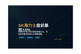 SK海力士盘前暴跌10%