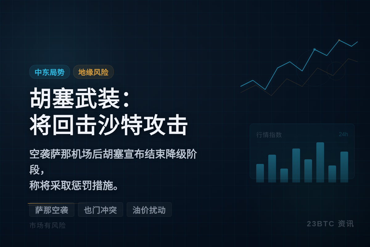 胡塞武装：将回击沙特攻击