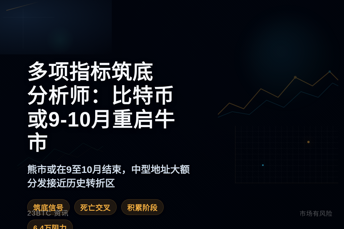 多项指标筑底,分析师:比特币或9-10月重启牛市插图1 多项指标筑底,分析师:比特币或9-10月重启牛市