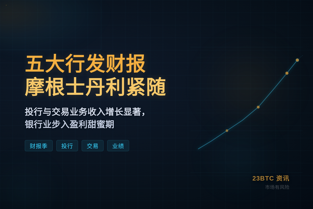 五大行周二发财报，摩根士丹利周三