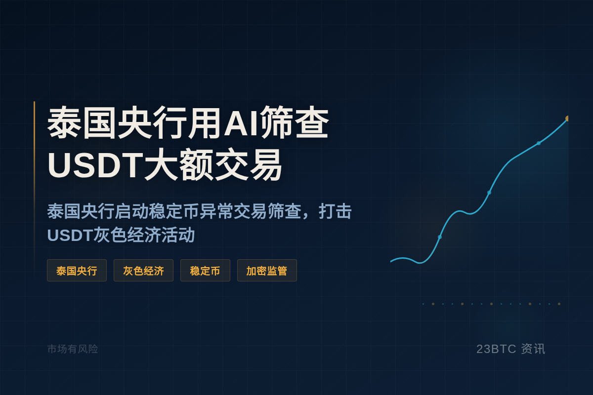 泰国央行用AI筛查USDT大额交易插图 泰国央行用AI筛查USDT大额交易