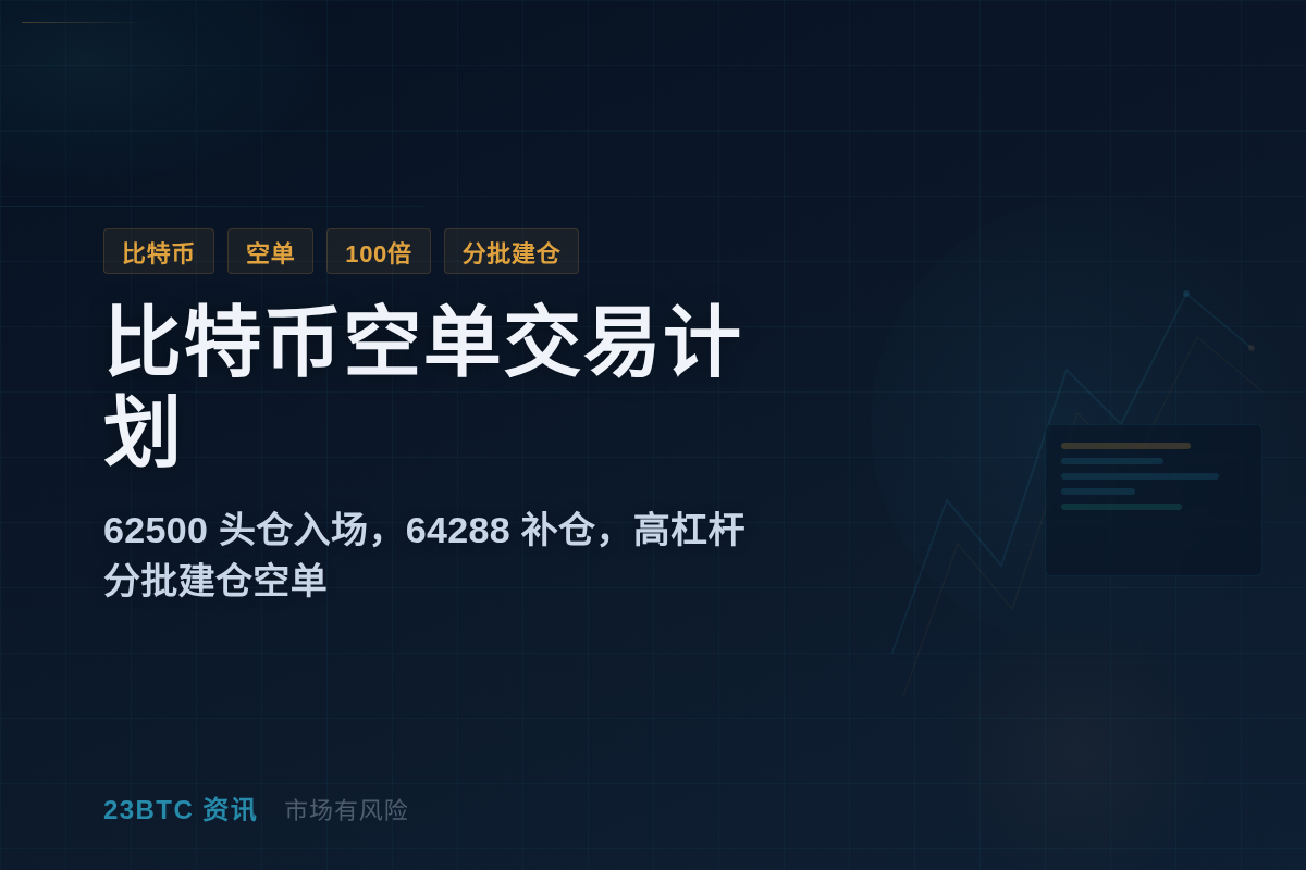 2026-07-13 16:21:18 比特币空单交易计划插图 比特币空单交易计划