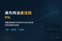 美布两油暴涨超6%