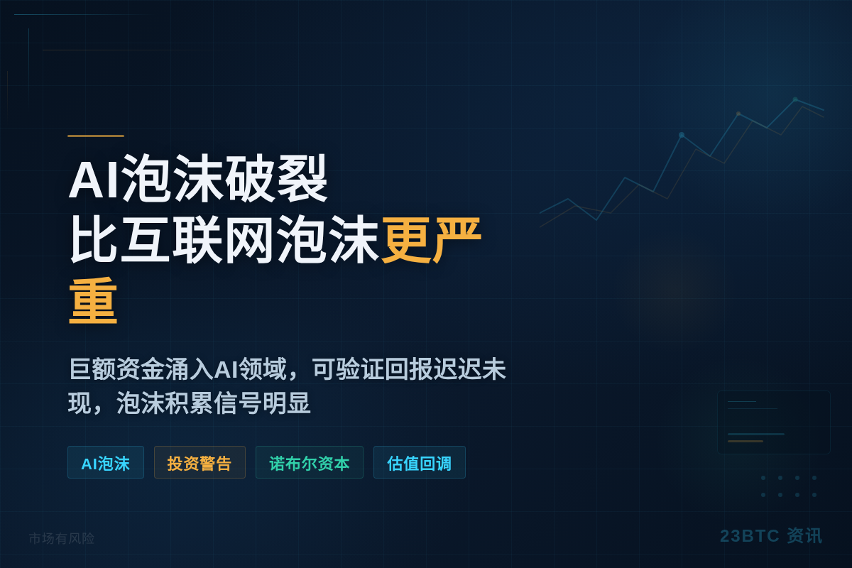AI泡沫破裂比互联网泡沫更严重｜诺布尔资本顾问解读