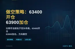 2026-07-14 04:52:12 做空策略：63400开仓 63900加仓