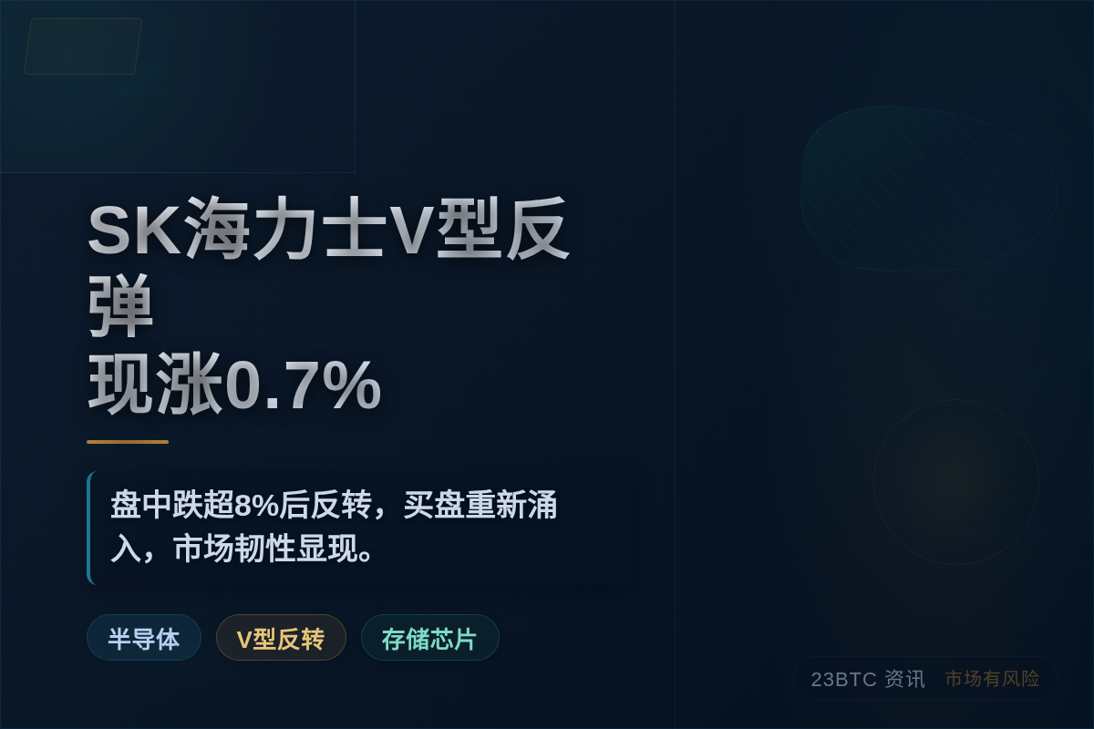 SK海力士V型反弹,现涨0.7%插图1 SK海力士V型反弹,现涨0.7%