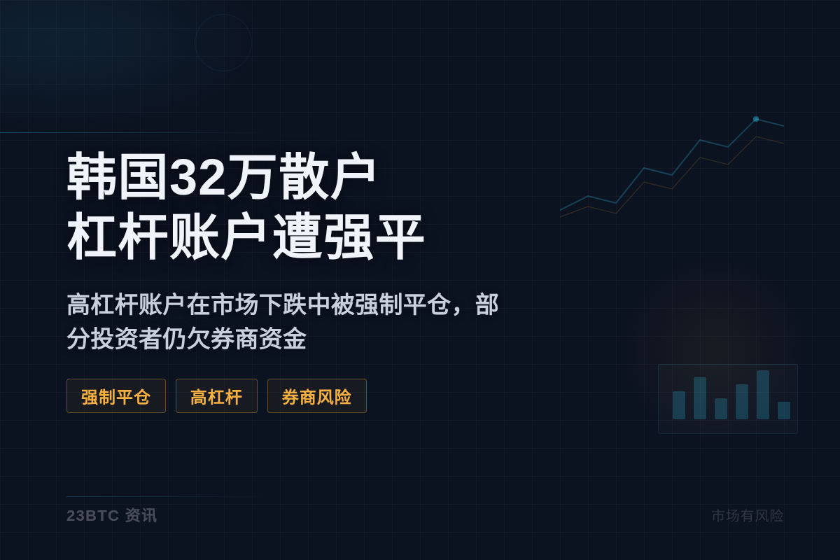 韩国32万散户杠杆账户遭强平插图1 韩国32万散户杠杆账户遭强平