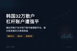 韩国32万散户杠杆账户遭强平
