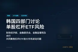 韩国四部门周四讨论单股杠杆ETF风险