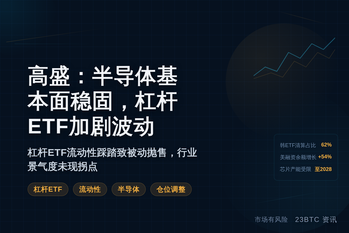 高盛:半导体基本面稳固,杠杆ETF加剧波动插图1 高盛:半导体基本面稳固,杠杆ETF加剧波动