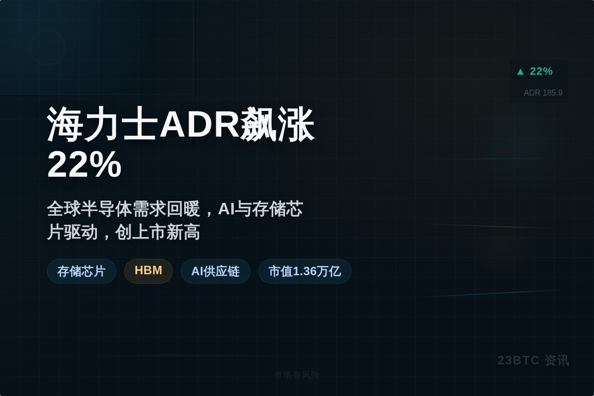海力士ADR飙涨22%插图1 海力士ADR飙涨22%