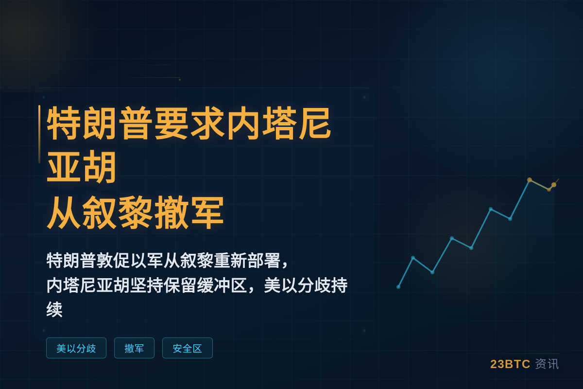 特朗普要求内塔尼亚胡从叙黎撤军插图1 特朗普要求内塔尼亚胡从叙黎撤军