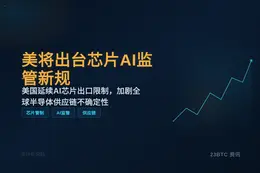 美将出台芯片AI监管新规
