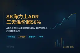 SK海力士ADR三天溢价超50%