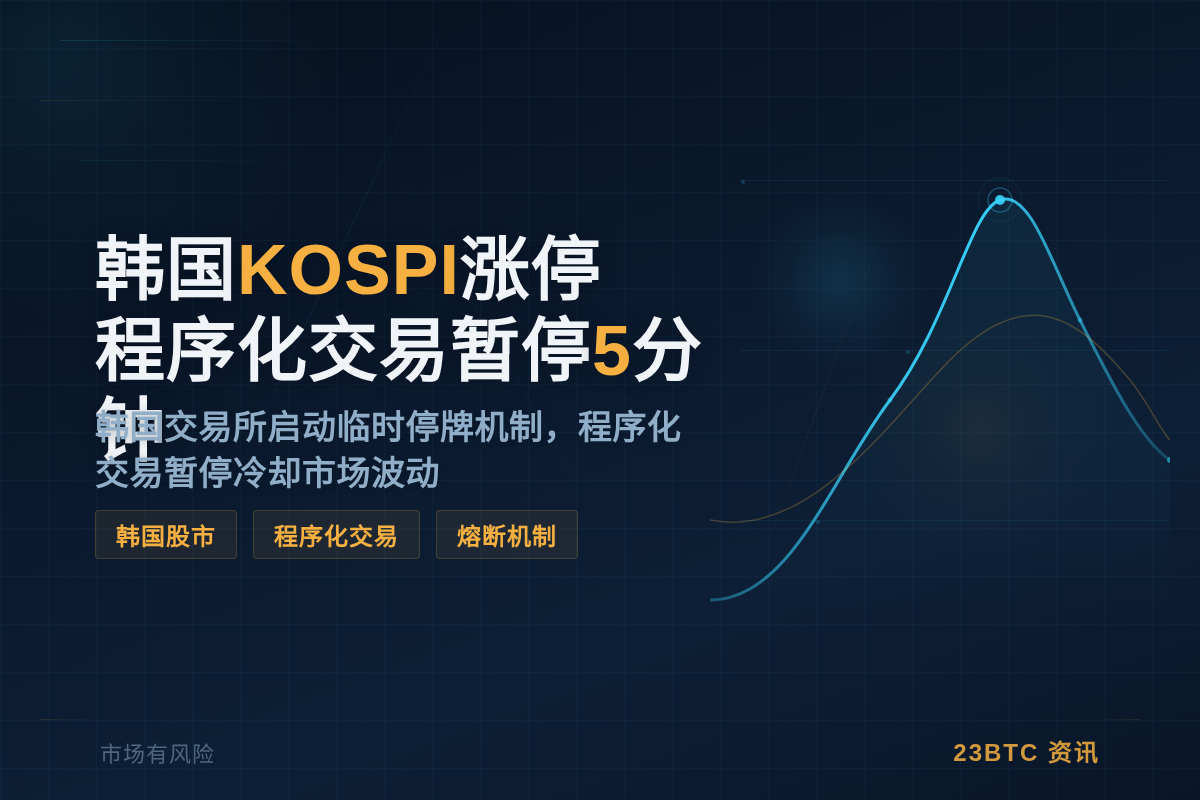 韩国KOSPI涨停程序化交易暂停5分钟插图 韩国KOSPI涨停程序化交易暂停5分钟