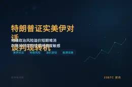 特朗普证实美伊对话，谈判现转机