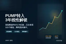 Pump.fun团队代币转入3年线性解锁