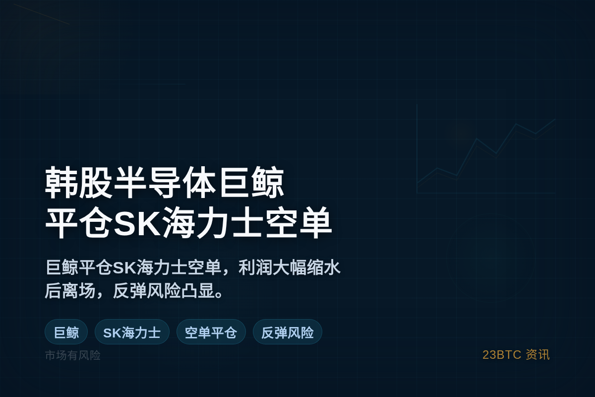 韩股半导体巨鲸平仓SK海力士空单插图1 韩股半导体巨鲸平仓SK海力士空单