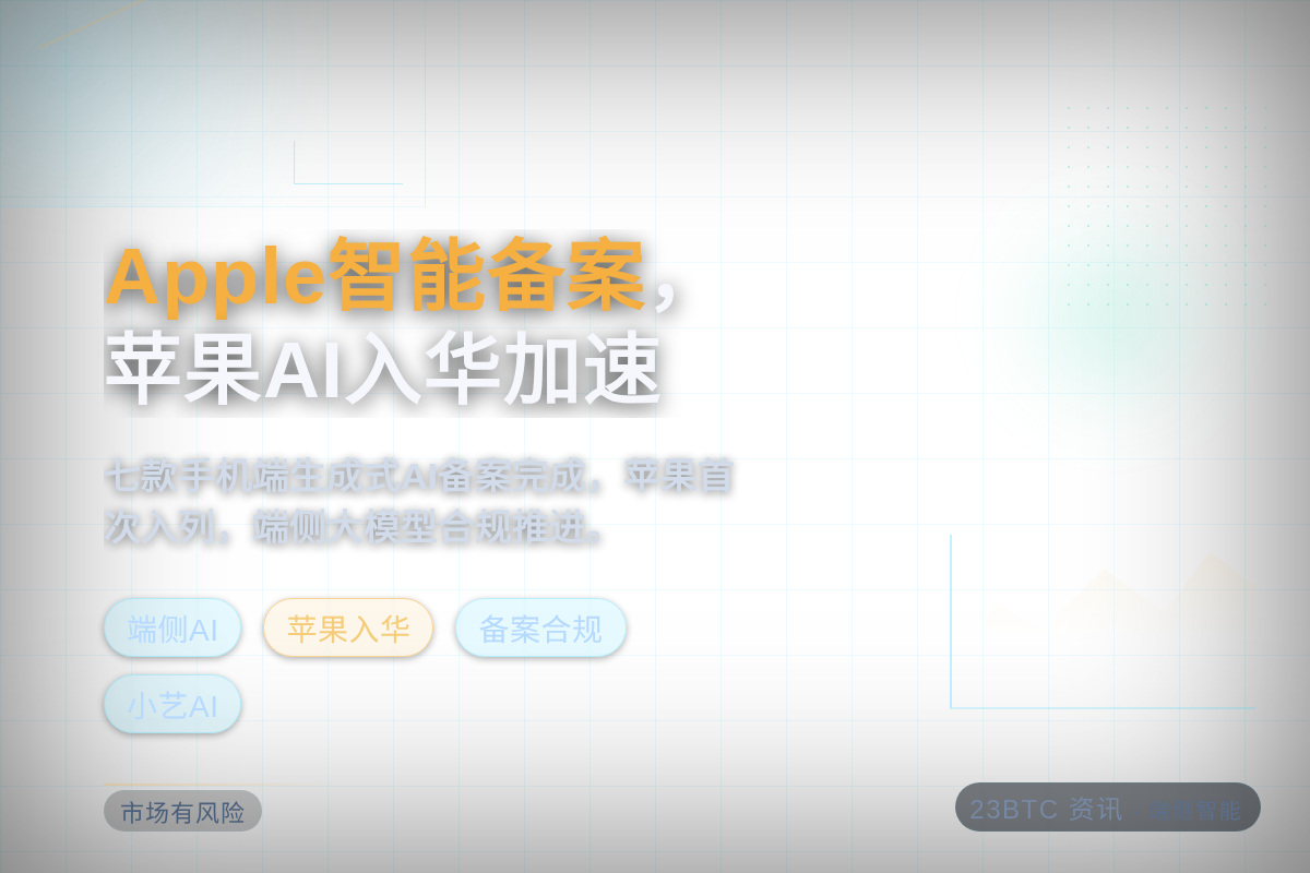 Apple智能备案,苹果AI入华加速插图1 Apple智能备案,苹果AI入华加速