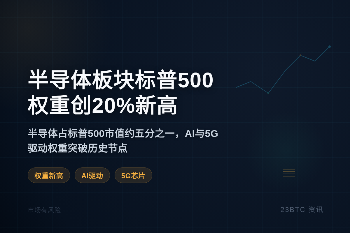 半导体板块标普500权重创20%新高插图1 半导体板块标普500权重创20%新高
