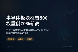 半导体板块标普500权重创20%新高