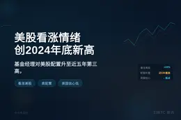 美银：基金经理看涨美股至2024年12月来最高