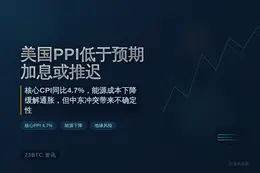 美国PPI低于预期，加息或推迟