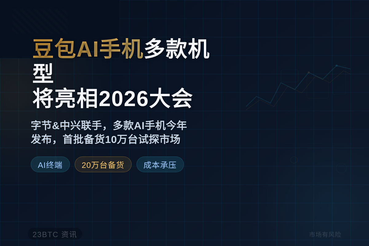 豆包AI手机多款机型将亮相2026大会