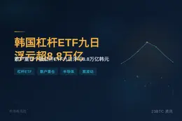 韩国杠杆ETF九日浮亏超8.8万亿
