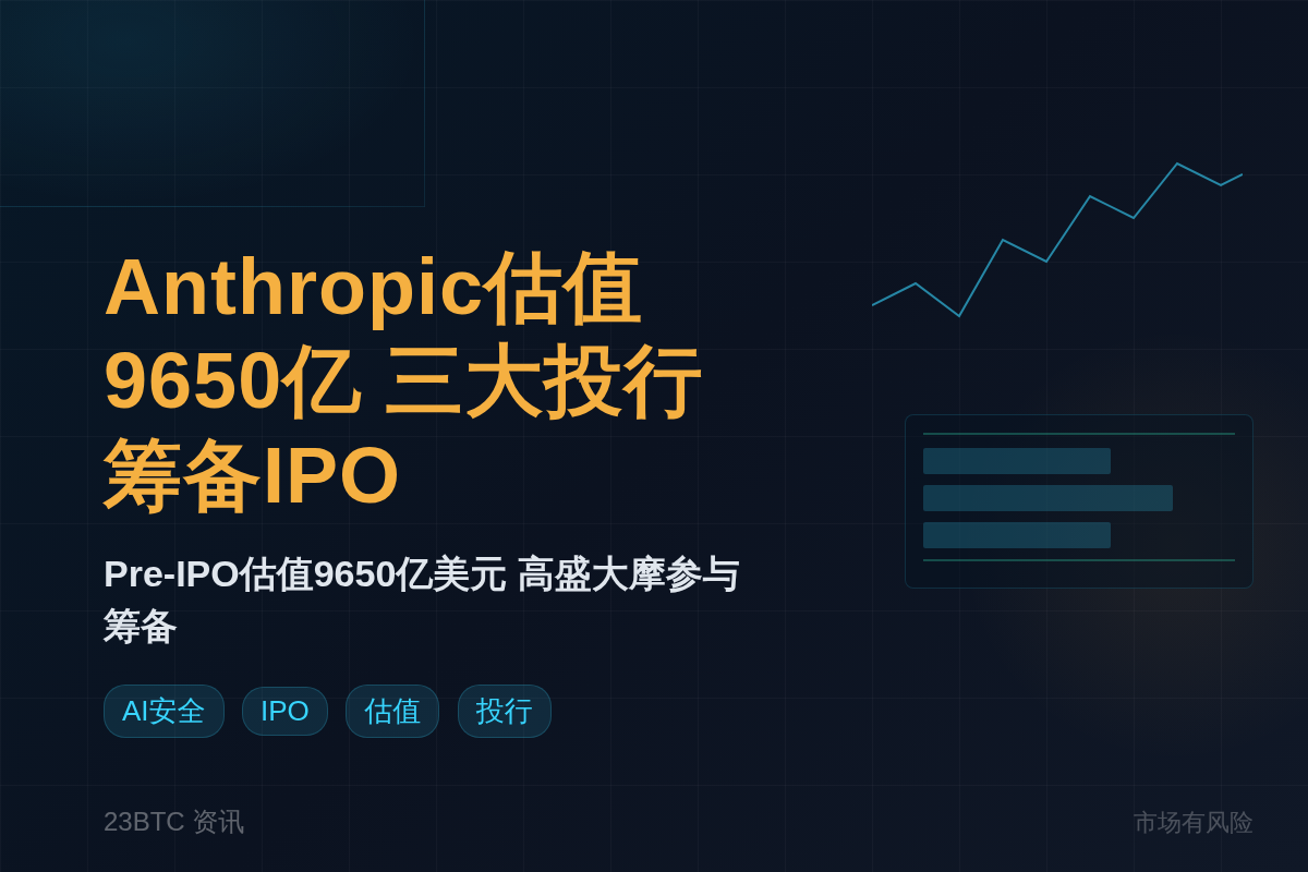 Anthropic最快10月IPO,三大投行约谈投资者插图1 Anthropic最快10月IPO,三大投行约谈投资者