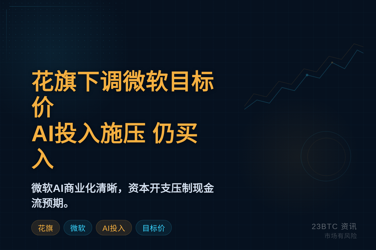 花旗下调微软目标价 AI投入施压 仍买入