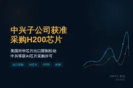 中兴子公司获准采购H200，买家名单扩大