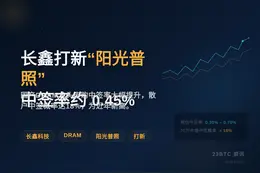 长鑫打新阳光普照沪市20万市值中签18%