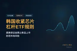 韩国收紧芯片杠杆ETF及单股杠杆上市规则