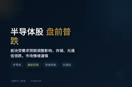 半导体股盘前普跌