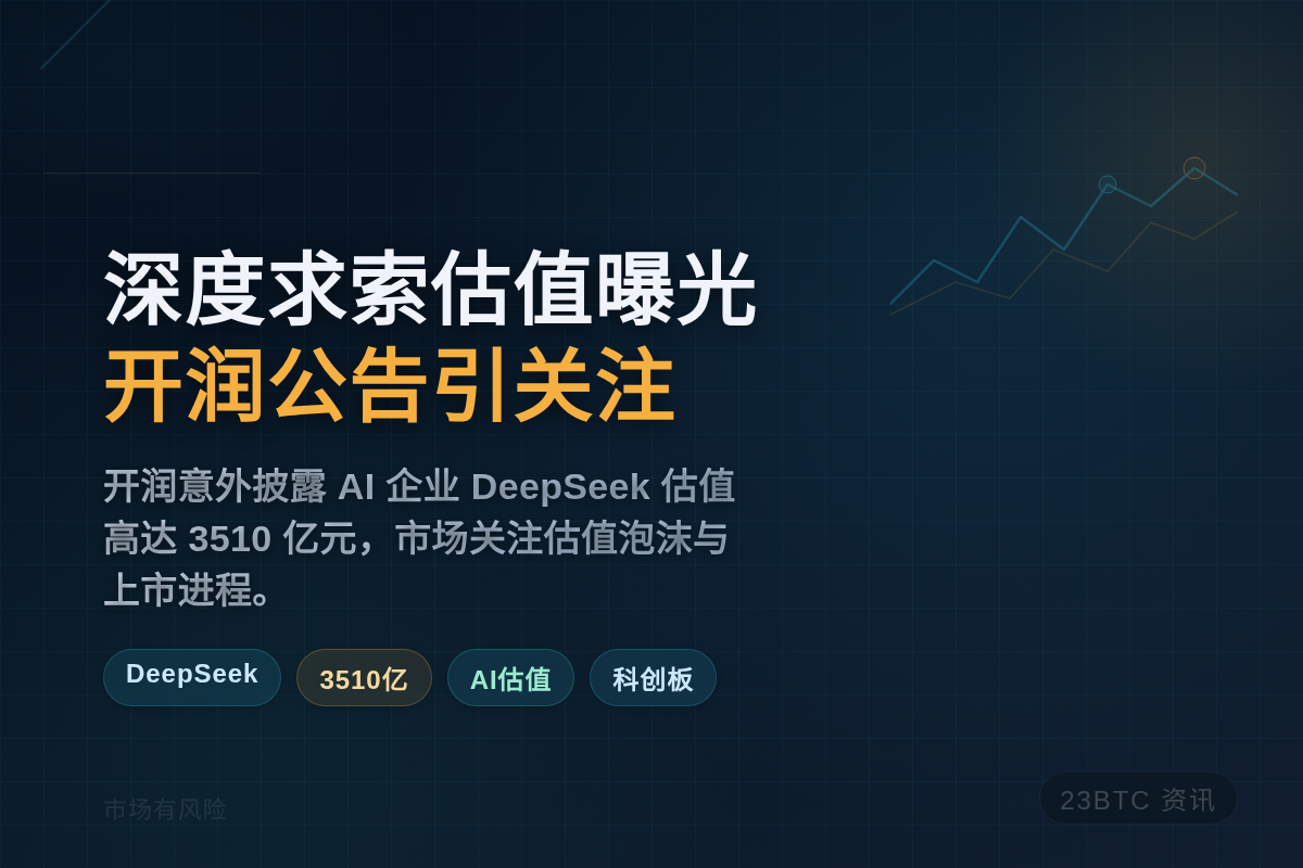 深度求索估值曝光，开润公告引关注