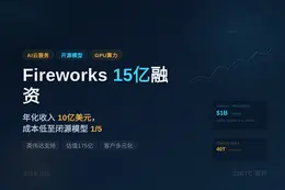 英伟达支持的Fireworks获15亿融资，估值175亿美元