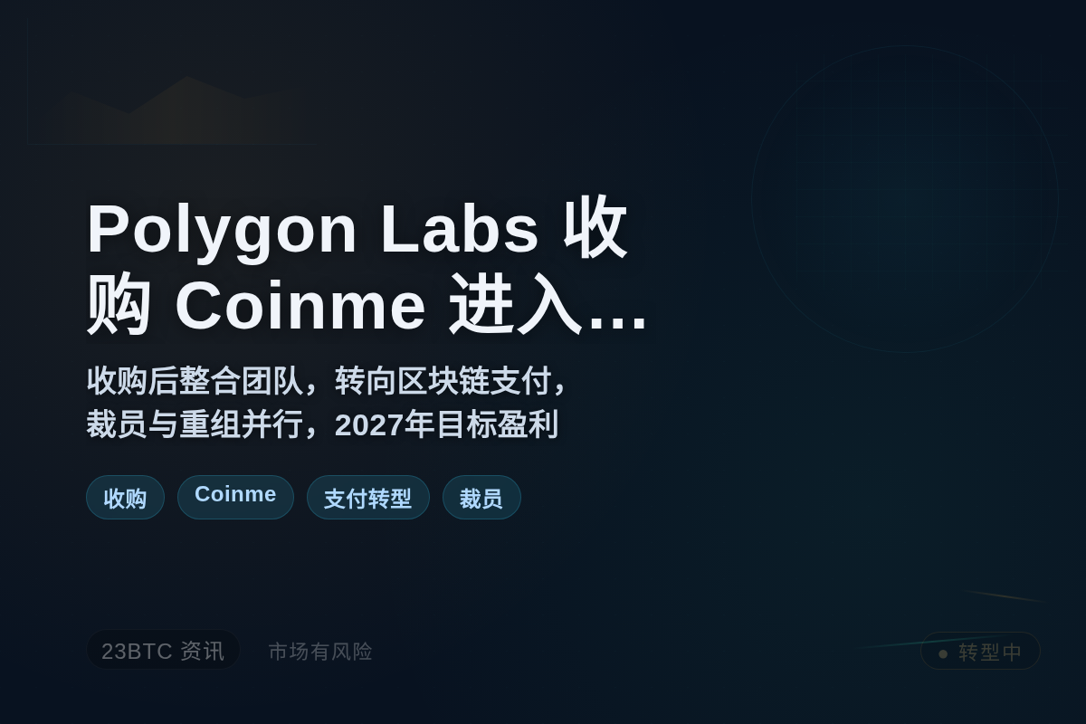 Polygon Labs收购Coinme进入尾声插图1 Polygon Labs收购Coinme进入尾声