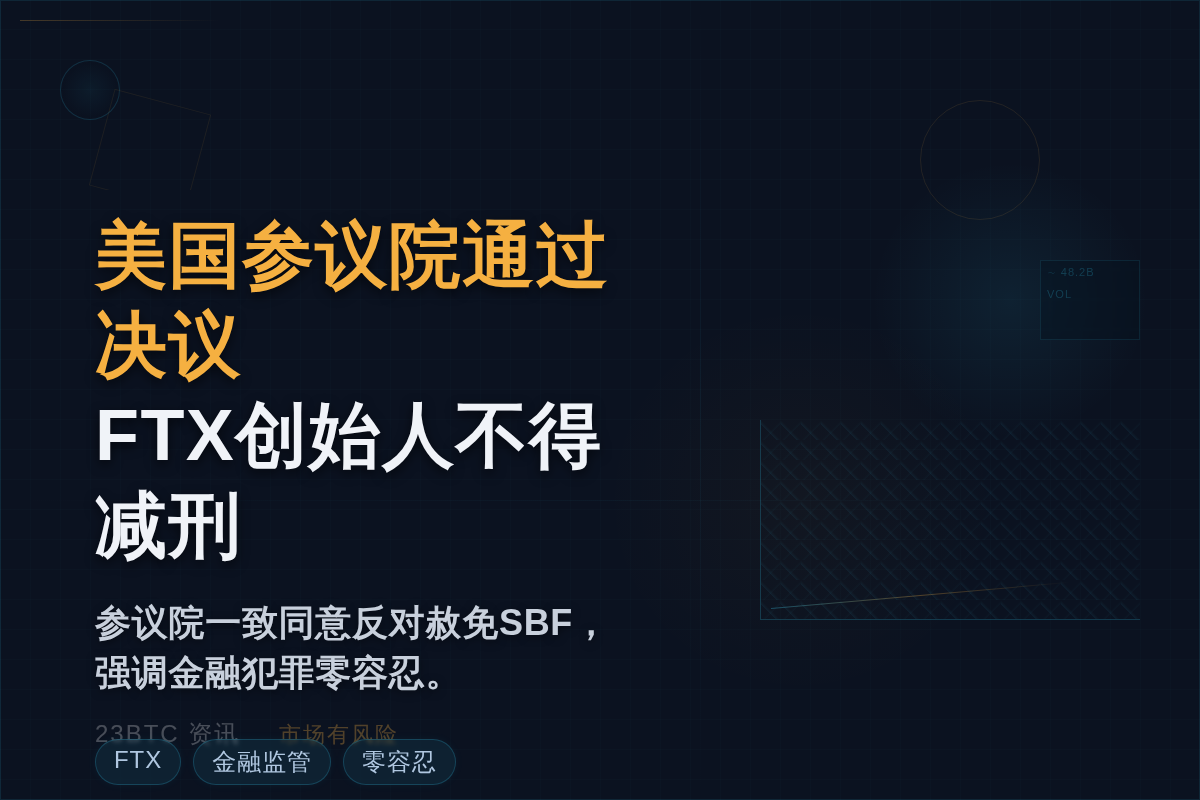 美国参议院通过决议:FTX创始人不得减刑插图1 美国参议院通过决议:FTX创始人不得减刑