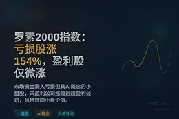 罗素2000指数：亏损股涨154%，盈利股仅微涨