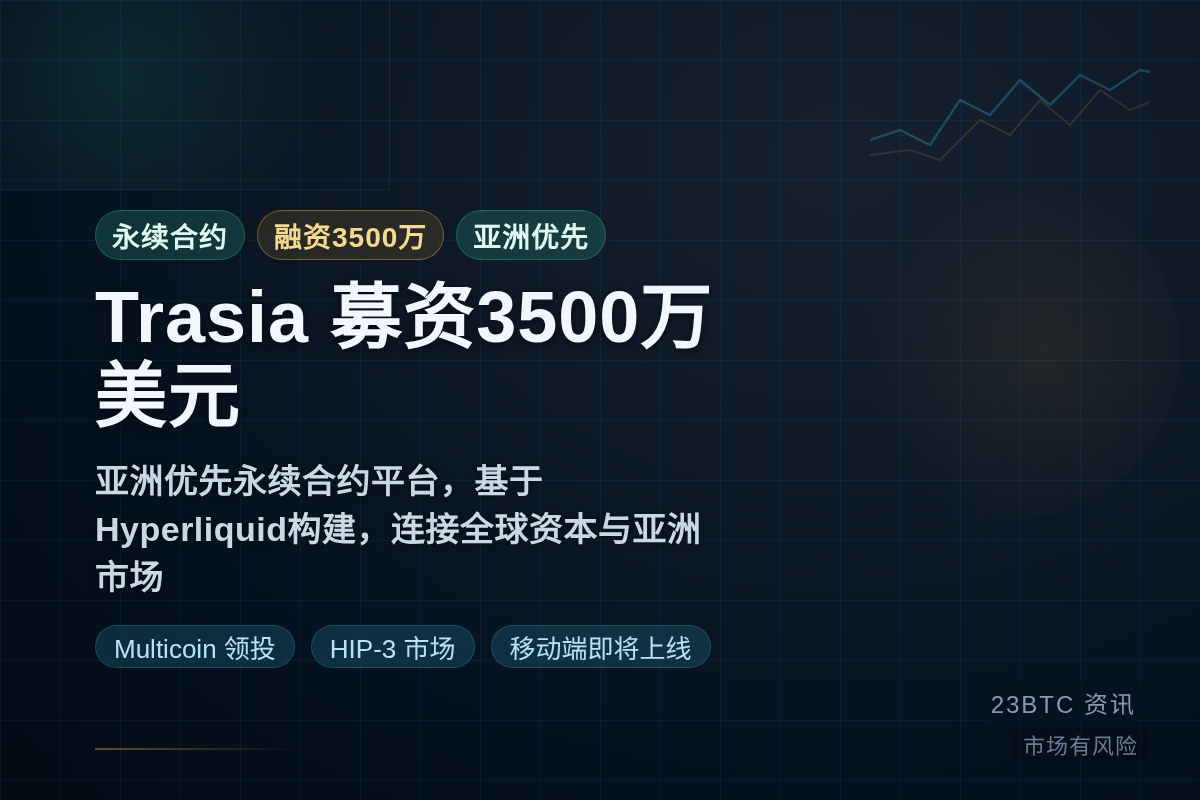 亚股永续商TrasiaMC种3500万美插图 亚股永续商TrasiaMC种3500万美