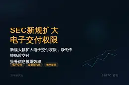 SEC新规扩大电子交付权限