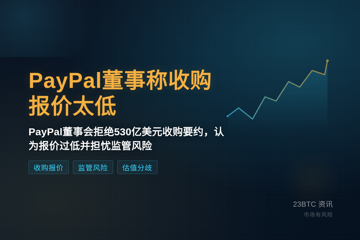 PayPal 董事称收购报价太低插图 PayPal 董事称收购报价太低