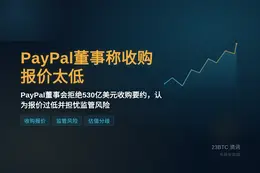 PayPal 董事称收购报价太低