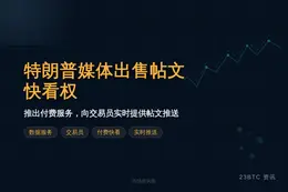 特朗普媒体向交易员投资者出售帖文快看权