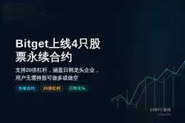 Bitget上线4只股票永续合约