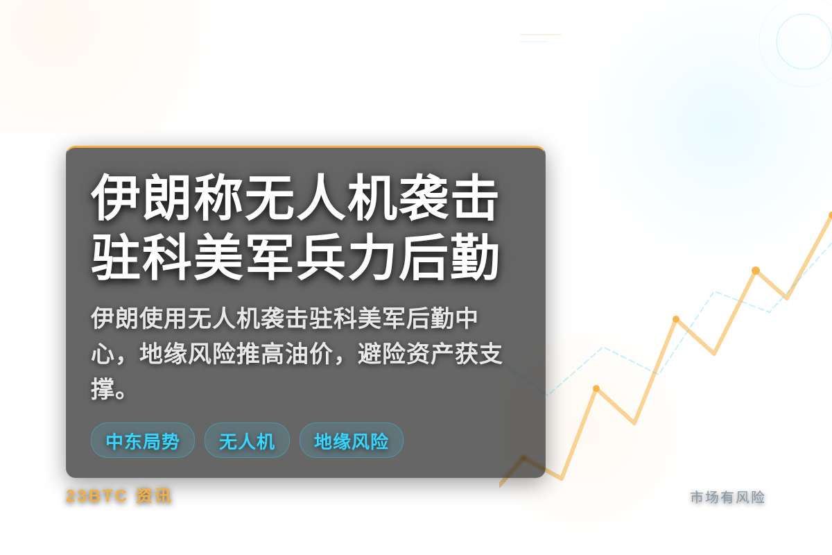 伊朗称无人机袭击驻科美军兵力后勤插图1 伊朗称无人机袭击驻科美军兵力后勤