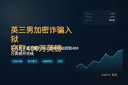 英三男加密货币诈骗入狱窃取400万英镑